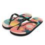 Pink Faded Retro Tropical Beach Palms Flip Flops Colorful