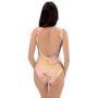 Pink Gold Marble One Piece Swimsuite