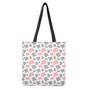 Pink Grey And White Cow Print Tote Bag