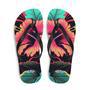 Pink Hibiscus Tropical Flower Flip Flops Colorful