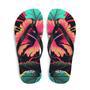 Pink Hibiscus Tropical Flower Flip Flops.