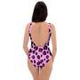 Pink Leopard One Piece Swimsuite