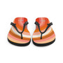 Pink Orange Retro Vintage Rainbow Arch Flip Flops Colorful