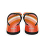 Pink Orange Retro Vintage Rainbow Arch Flip Flops Colorful