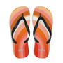 Pink Orange Retro Vintage Rainbow Arch Flip Flops Colorful
