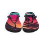 Pink Palm Beach Sunset Flip Flops Colorful