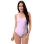 Pink Pastel Paw One Piece Swimsuite