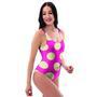 Pink Polka Dot One Piece Swimsuite