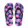 Pink & Purple Lotus Flip Flops