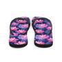 Pink & Purple Lotus Flip Flops