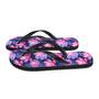 Pink & Purple Lotus Flip Flops