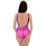 Pink Tie Dye One Piece Swimsuite