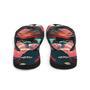 Pink Tropical Flower Flip Flops Colorful.