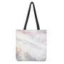 Pink White Grey Marble Print Tote Bag