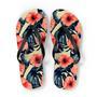 Poppy Floral Flip-Flops.