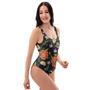 Poppy Floral Print One Piece Swimsuite