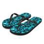 Protective Turquoise Summer Flip Flops