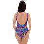 Psychedelic Face One Piece Swimsuite