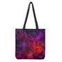 Purple Dark Galaxy Space Print Tote Bag