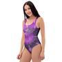 Purple Tie Dye One Piece Swimsuite