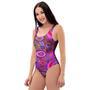 Purple Trippy Hippie One Piece Swimsuite