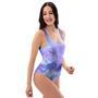 Purple Universe Galaxy One Piece Swimsuite