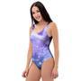 Purple Universe Galaxy One Piece Swimsuite