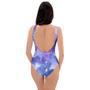 Purple Universe Galaxy One Piece Swimsuite