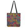 Rectangle Mandala Bohemian Pattern Print Tote Bag