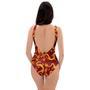 Red Chinese Dragon One Piece Swimsuite