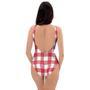 Red Lumberjack One Piece Swimsuite