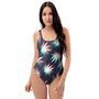 Reggae Leaf Psychedelic One Piece Swimsuite