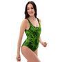 Reggae Leaf Rasta One Piece Swimsuite