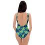 Reggae Leaf Tropical One Piece Swimsuite