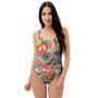 Retro Hippie One Piece Swimsuite