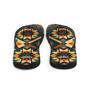 Retro Kilim Yellow Green Orange Flip Flops Colorful