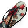 Rose Floral Flip-Flops