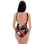 Rose Skull One Piece Swimsuite