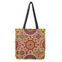 Sangria Mandala Bohemian Pattern Print Tote Bag