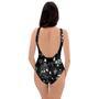 Satanic Gothic Witch One Piece Swimsuite