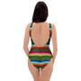 Serape Baja Mexican One Piece Swimsuite