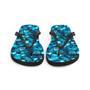 Serene Blue Apatite Summer Flip Flops