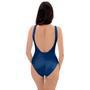 Space Blue Galaxy One Piece Swimsuite