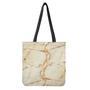 Sugar Brown Marble Print Tote Bag