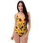 Sunflower Butterfly One Piece Swimsuite