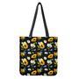 Sunflower Chamomile Pattern Print Tote Bag