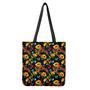 Sunflower Floral Pattern Print Tote Bag