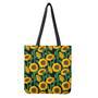 Sunflower Pattern Print Tote Bag