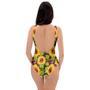 Sunflower With Bird And Butterfly One Piece Swimsuite