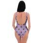 Tan And Brown Tiny Polka Dot One Piece Swimsuite